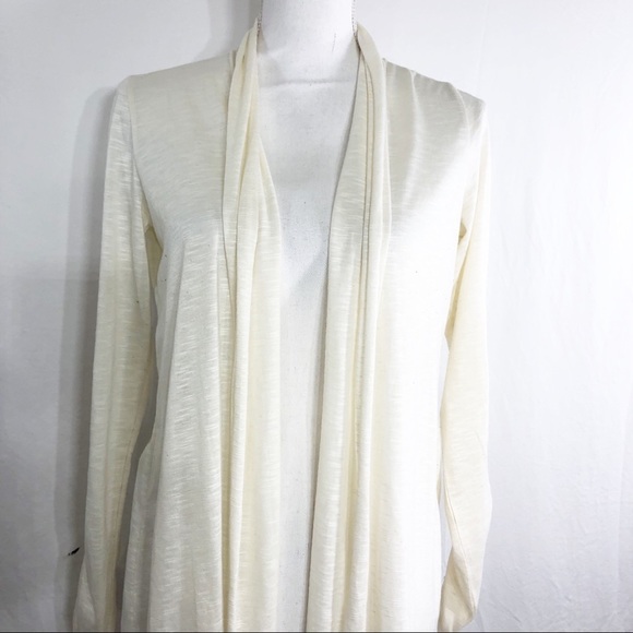 Cream Open Front Lightweight Jacket - Picture 2 of 6